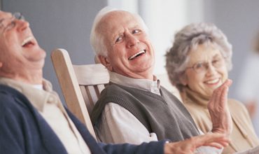 A carer helping with a calm activity