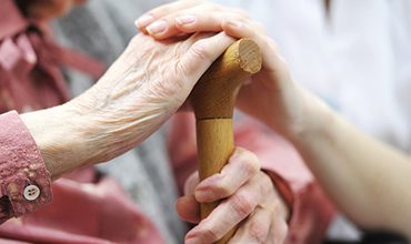 A focused one-to-one care activity